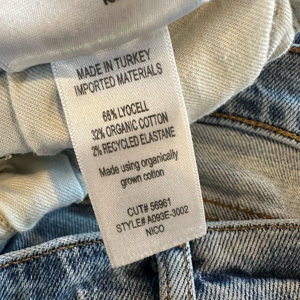 AGOLDE Nico High Rise Slim in Chronicle Size 32 - Picture 6 of 7